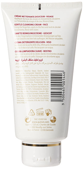 Guinot Hydra Tendre cream texture close-up, showing smooth moisturizing consistency