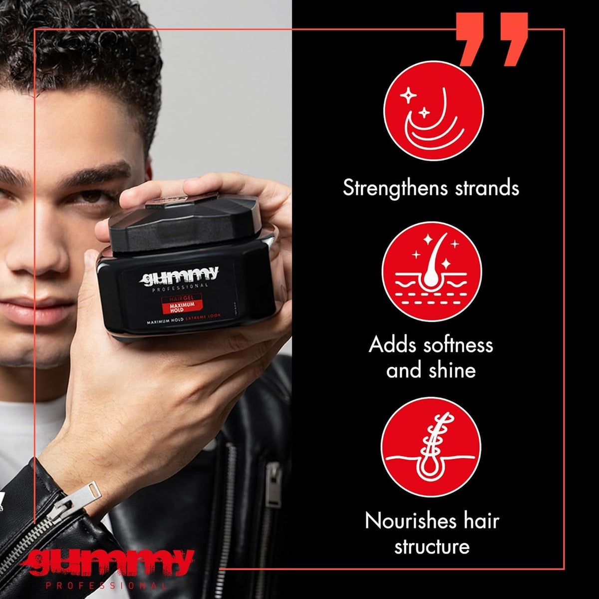 Gummy gel on hands demonstrating smooth application and non-sticky feel