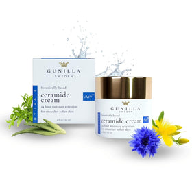 Gunilla open jar texture revealing creamy plant-based hydration