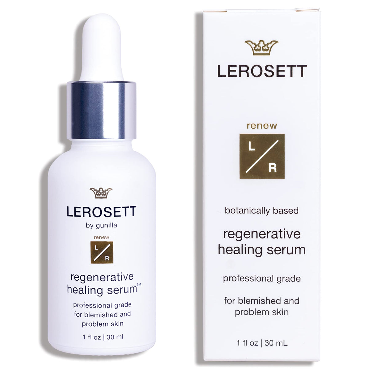 Gunilla LEROSETT front bottle showing product and branding for calming hydration