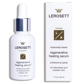 Gunilla LEROSETT front bottle showing product and branding for calming hydration