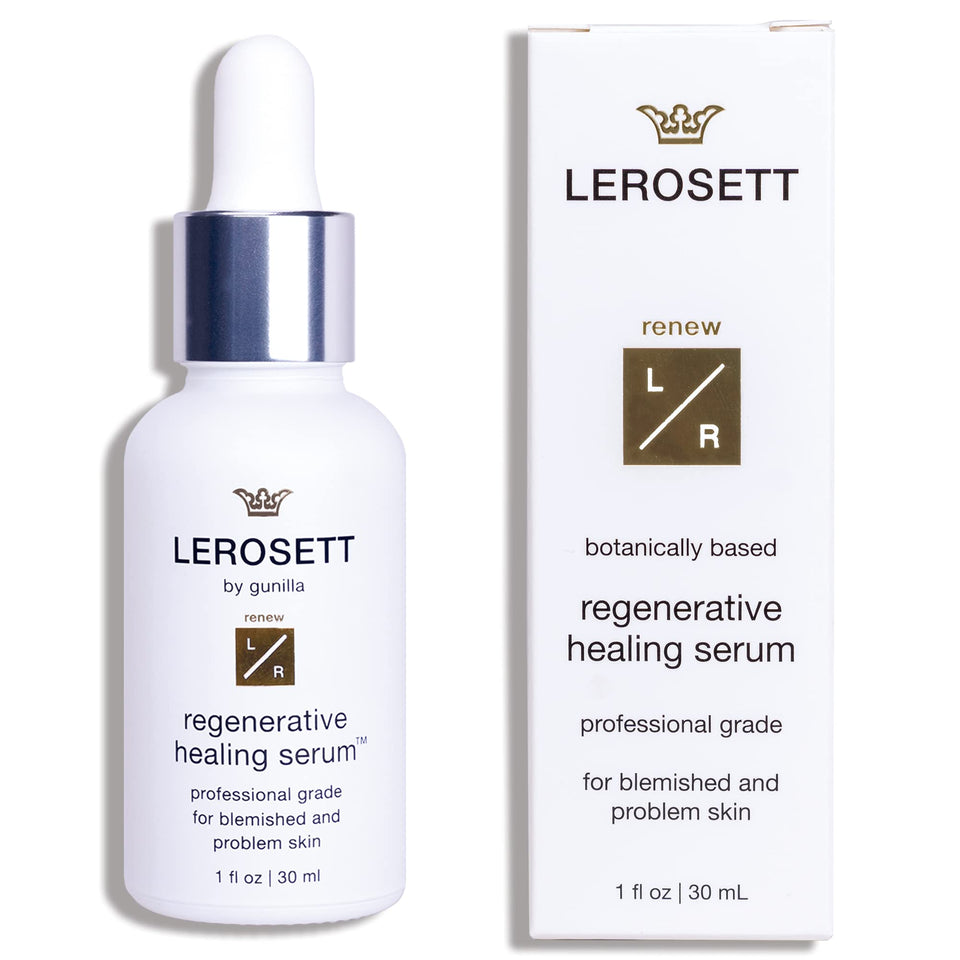 Gunilla LEROSETT front bottle showing product and branding for calming hydration