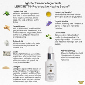 Gunilla LEROSETT aloe and ginseng ingredients illustrating botanical soothing benefit
