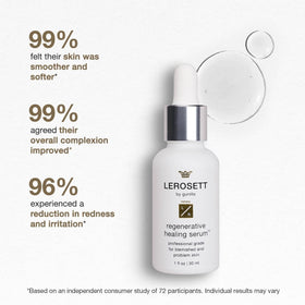Gunilla LEROSETT close-up of serum texture to show lightweight, non-greasy finish