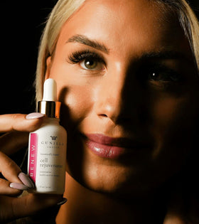 Gunilla Of Sweden dropper dispensing serum illustrating easy precise use