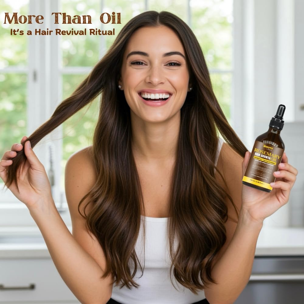 Gutaderme before and after hair illustration showing reduced breakage benefit