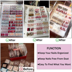 GUXACU organizer on salon counter showcasing professional display and client-ready presentation benefit