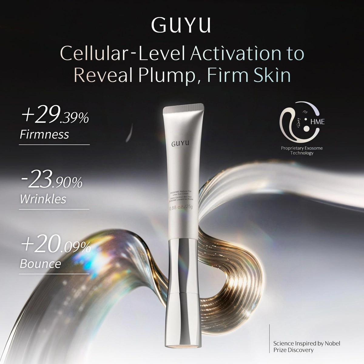 GUYU silk-weight cream texture illustrating fast absorption benefit