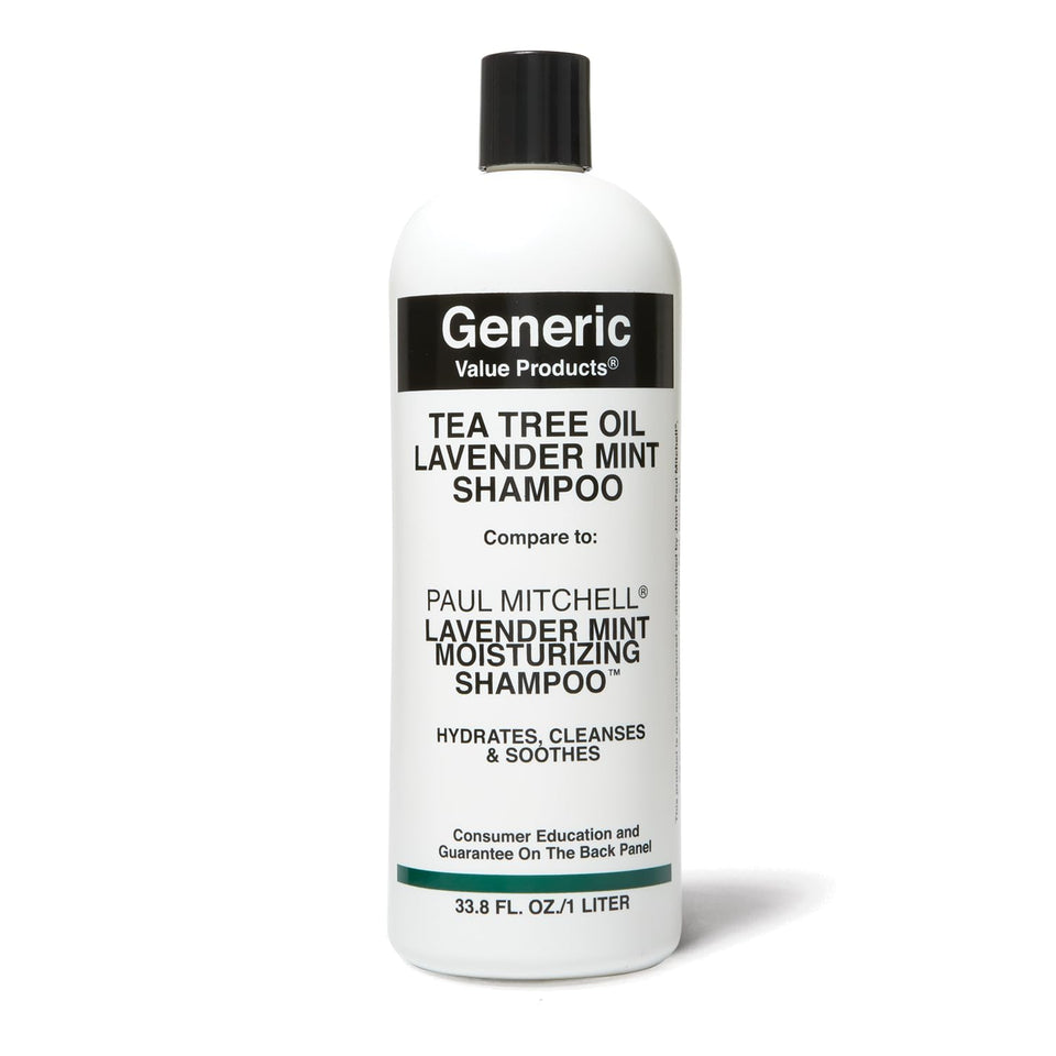 Generic Value Products front bottle showing label and size for clear identification and value