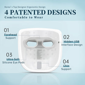 GYH chin pad detail showing adjustable fit for varied face shapes and better contact