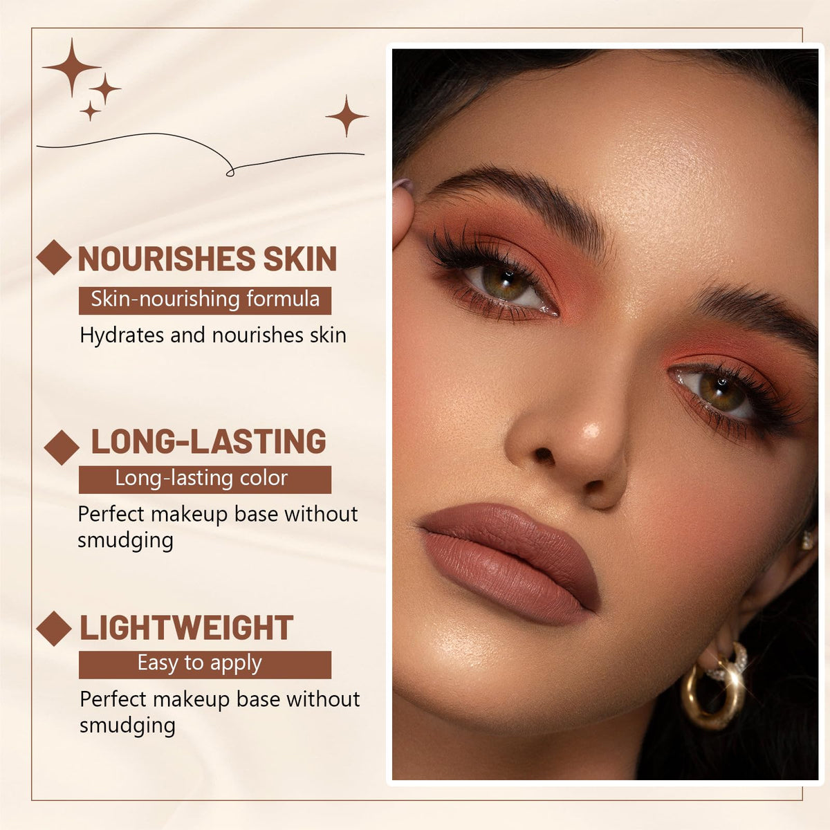 Gymfber cream texture closeup showing smooth moisturizing formula for natural finish