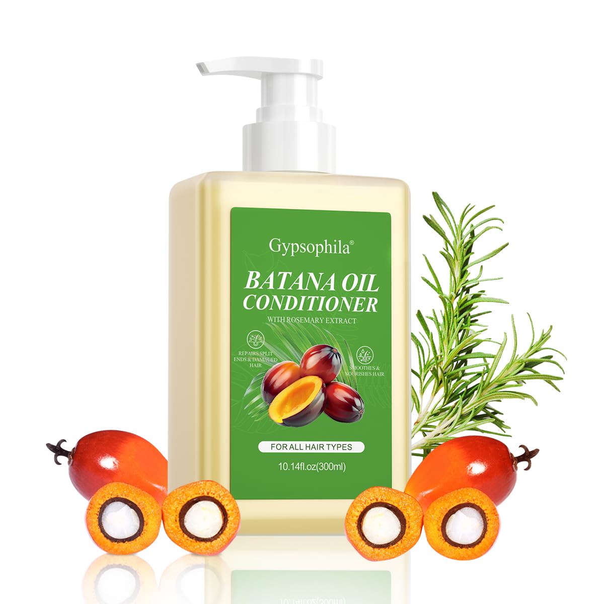Gypsophila bottle front view showing clean design and restorative benefit