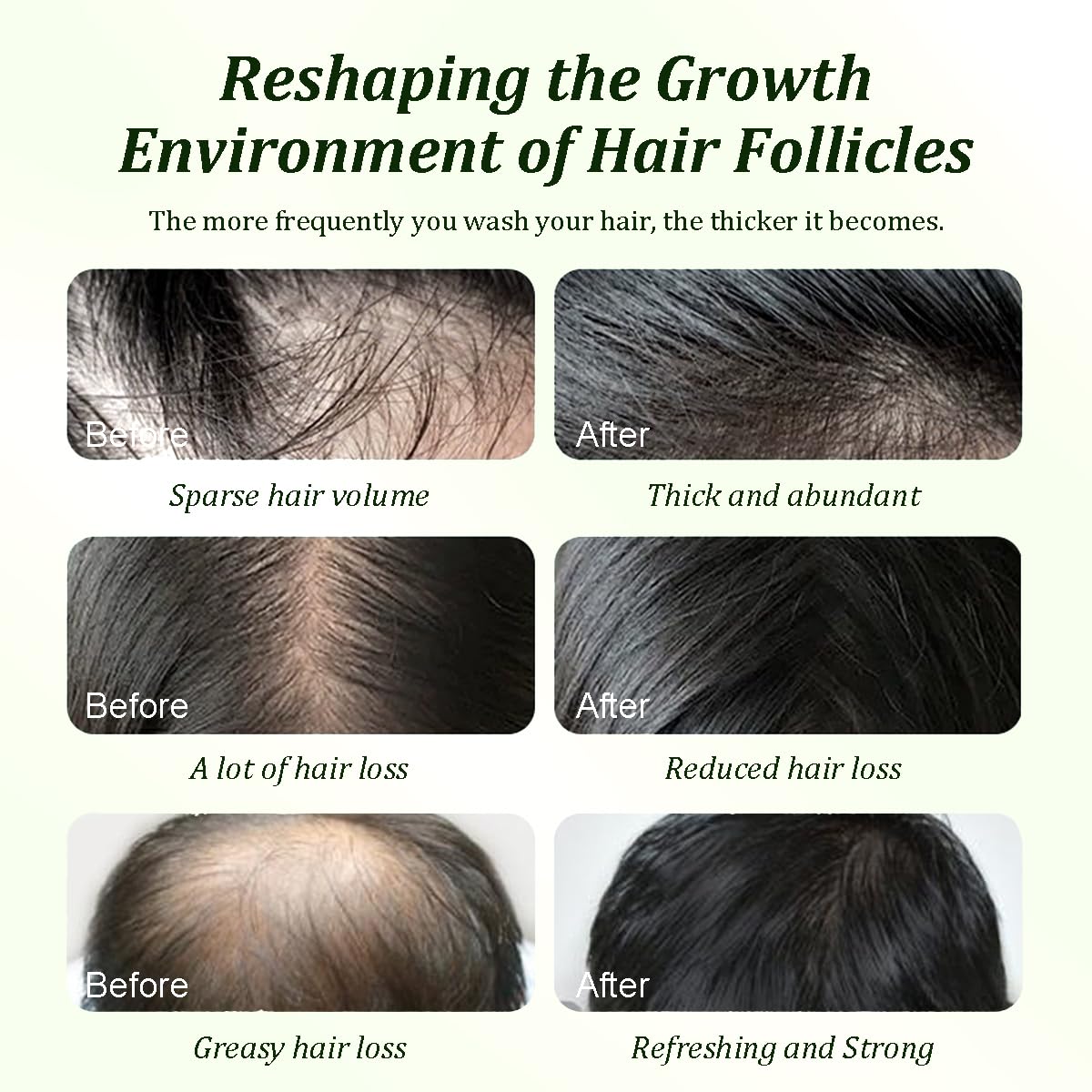 Gypsophila foam lather on hair demonstrating gentle cleanse benefit