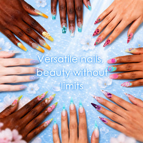 GZIXBDA hands using a sponge to blend colors showing quick gradient creation