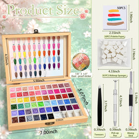GZIXBDA palette on salon station showing professional-ready convenience
