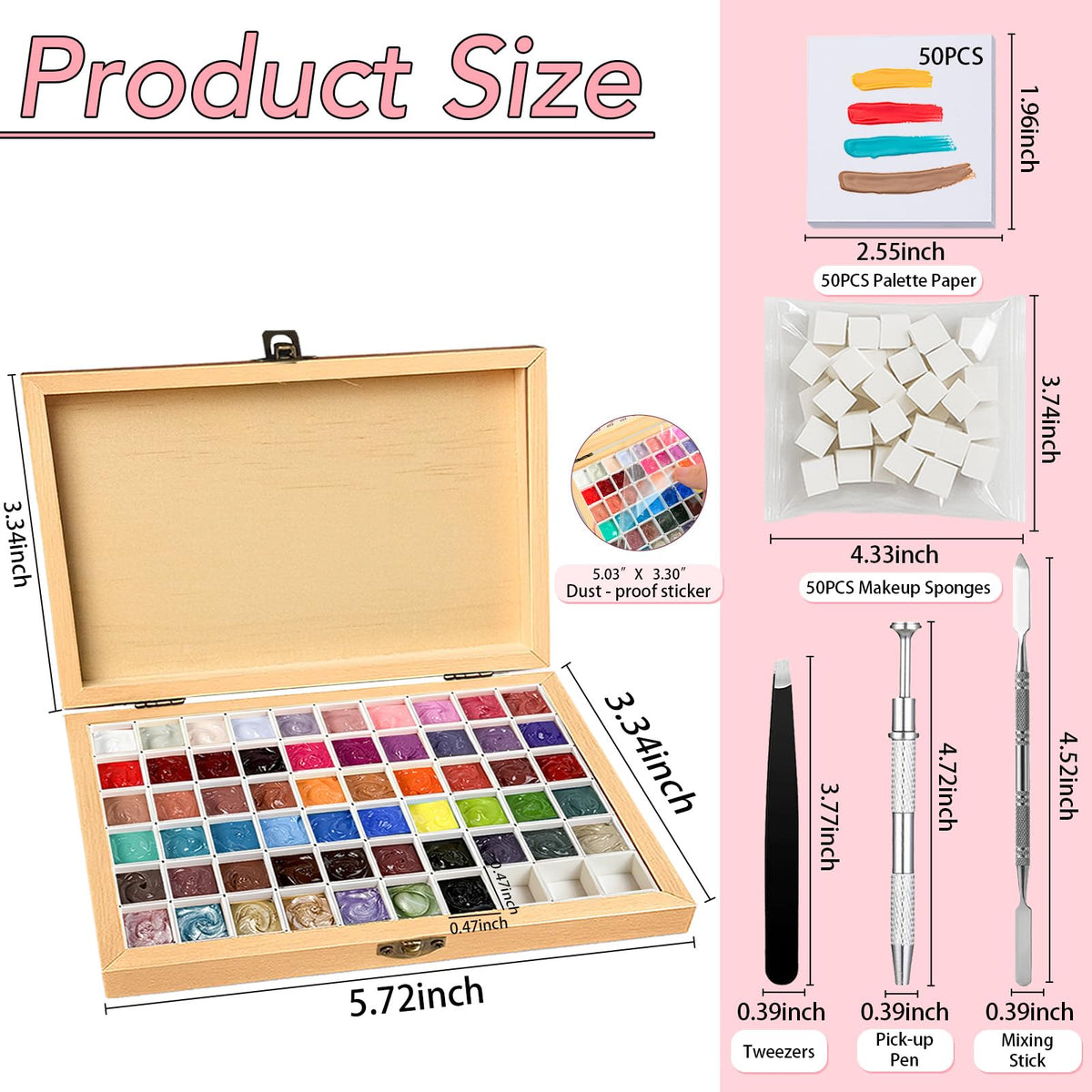 GZIXBDA open tray with individual 0.5ml grids demonstrating separate sealed compartments