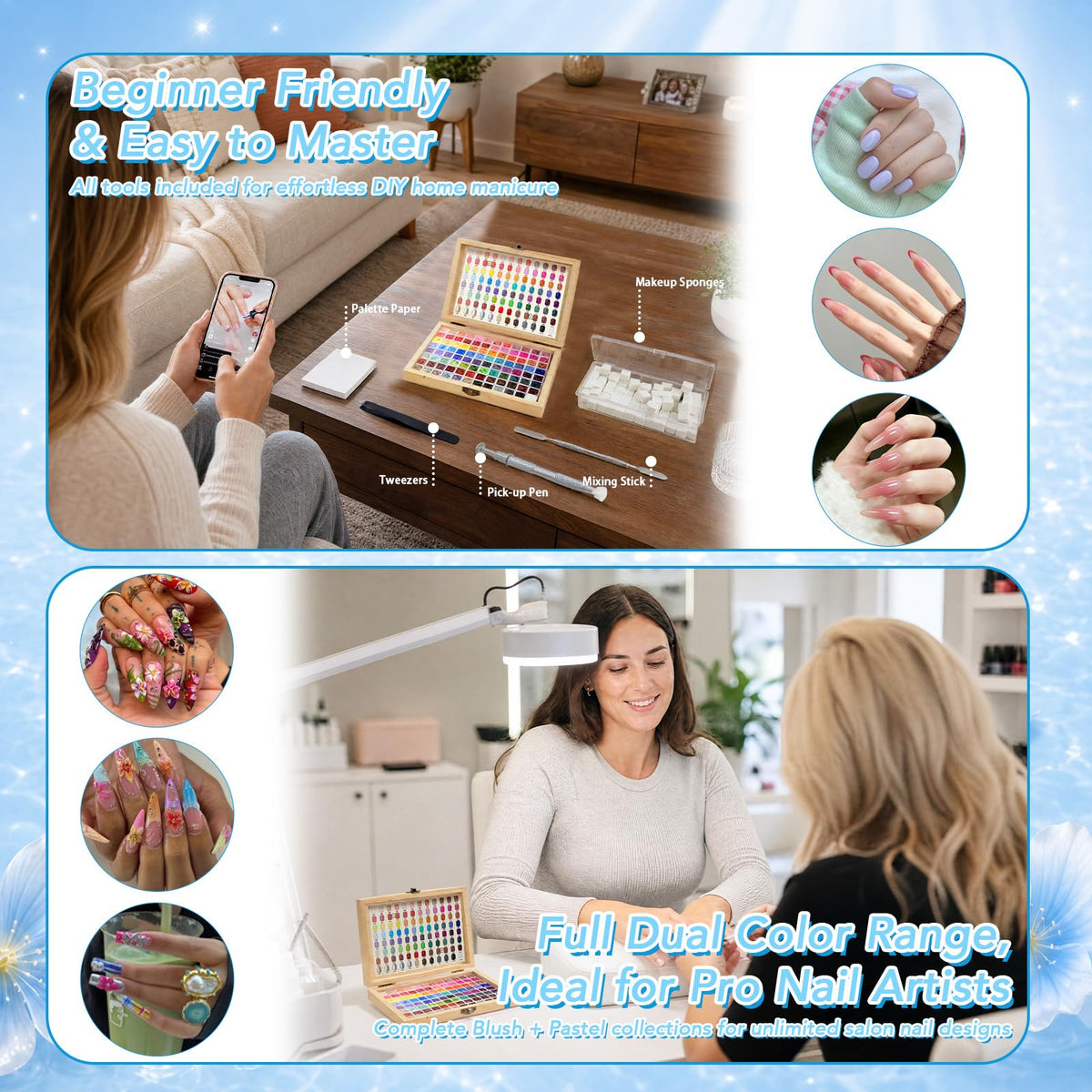 GZIXBDA kit tools including sponges pick-up pen and tweezers for complete workflow
