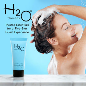 H2O Therapy aloe and olive oil ingredients illustrating conditioning benefits