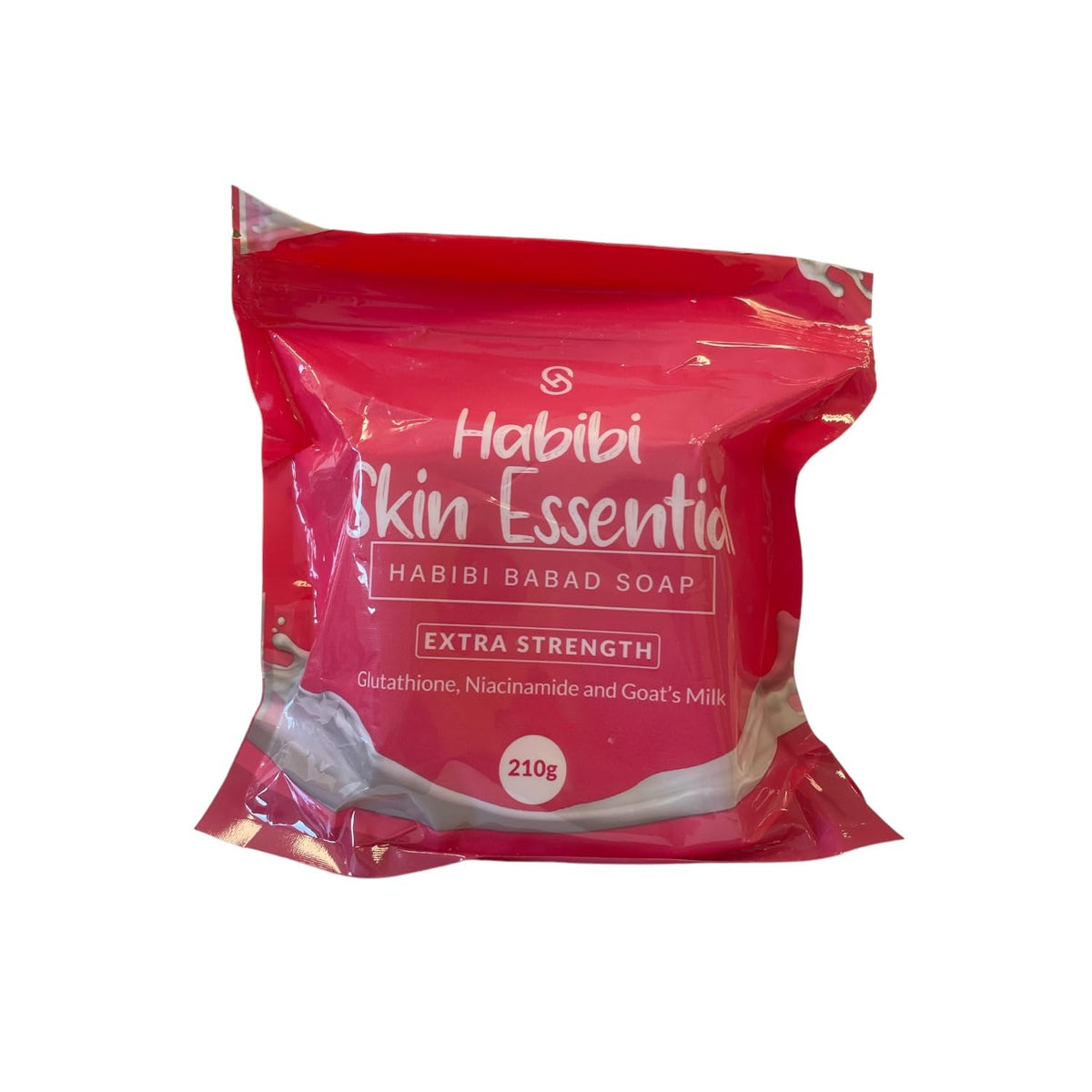 Habibi soap front packaging showing label and benefits