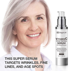 HACIRFE illustrative before and after skin texture improvement benefit