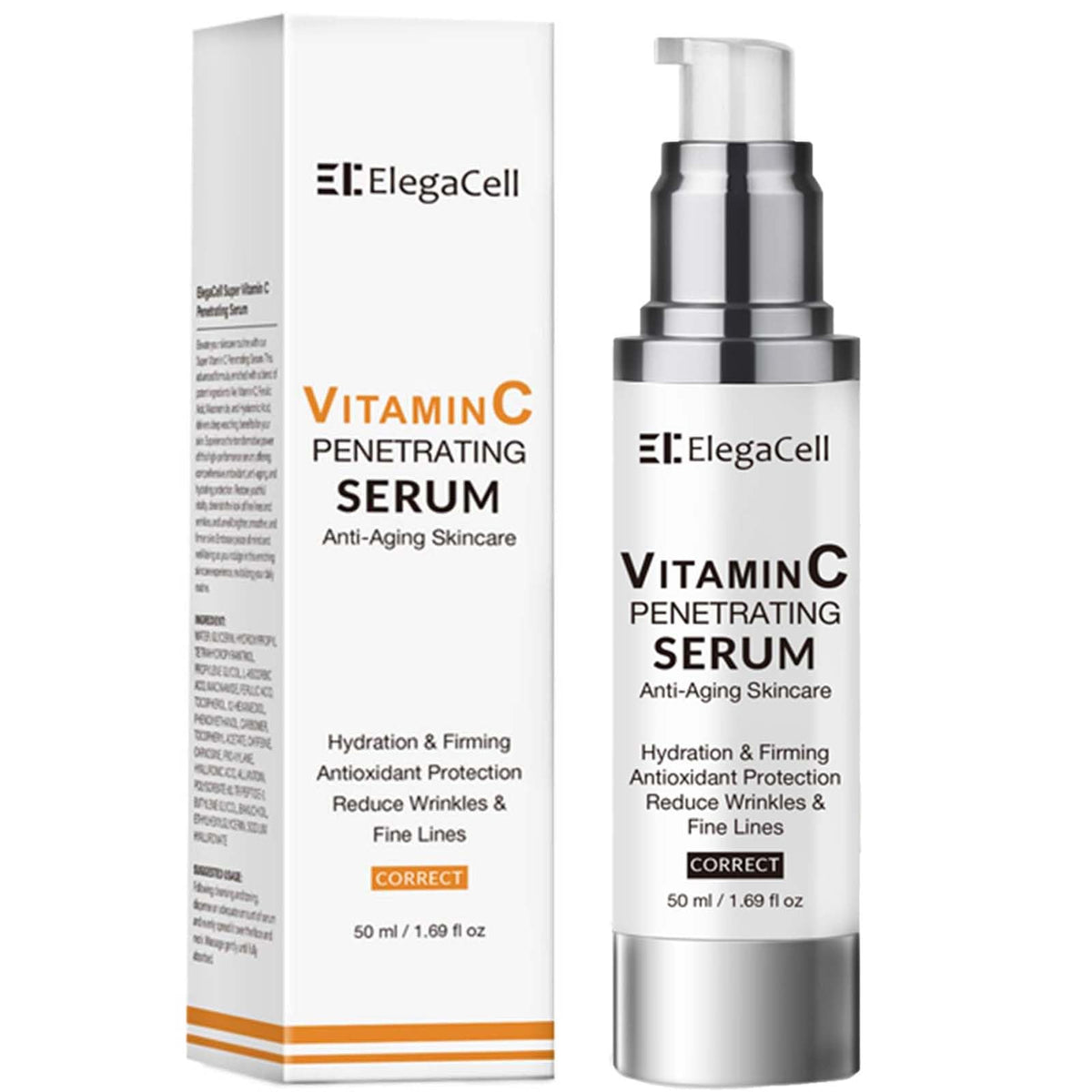 HACIRFE front packaging showing serum bottle and benefits