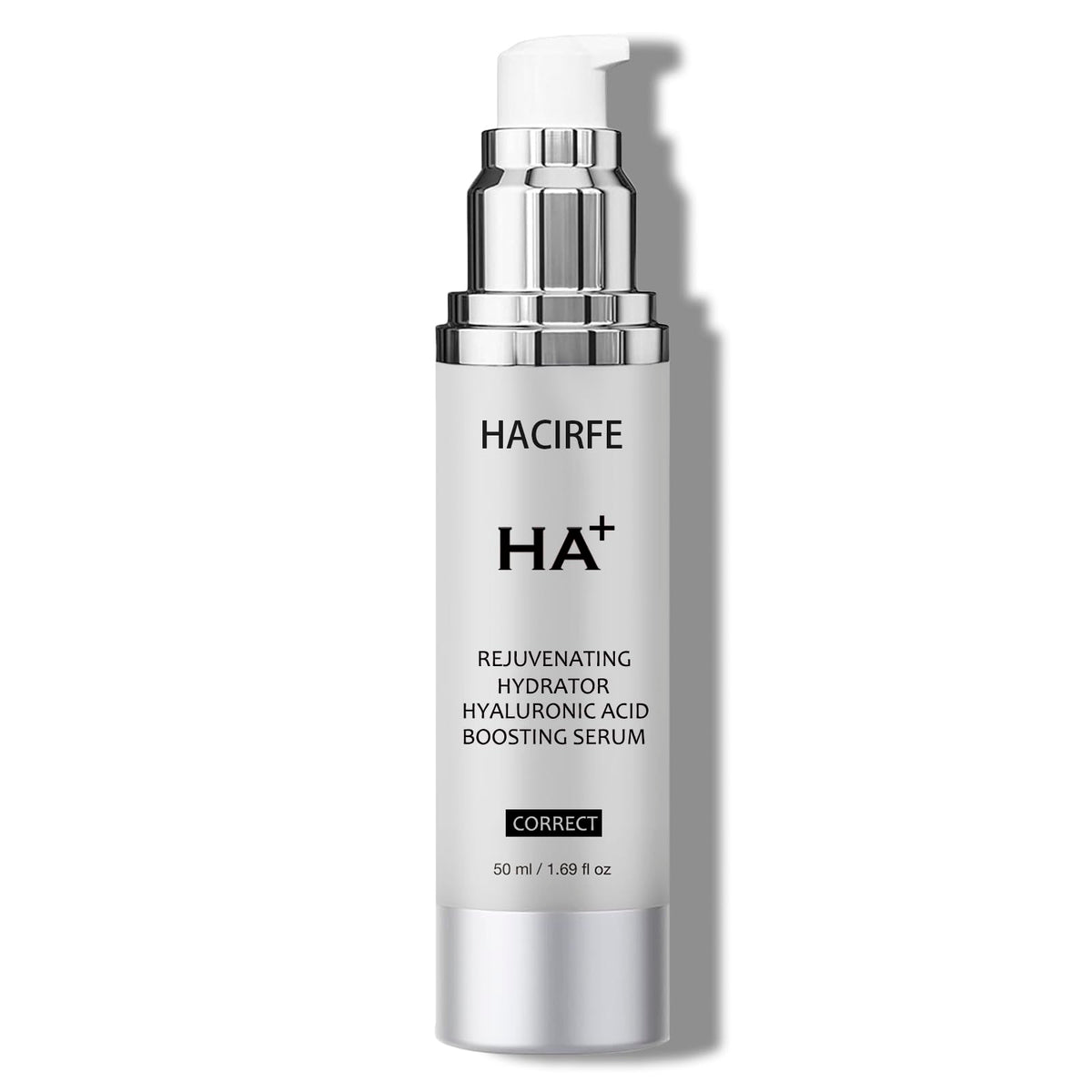HACIRFE front bottle view showing clean design and product benefits