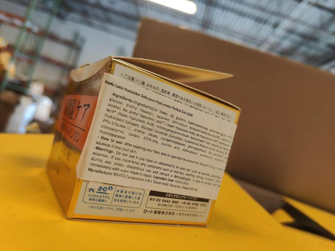 HADALABO application on hand demonstrating quick absorption and lasting moisture