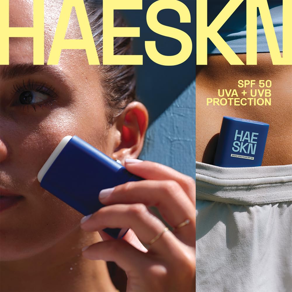 HAESKN ingredients label highlighting ginseng, ceramides, and rice benefits