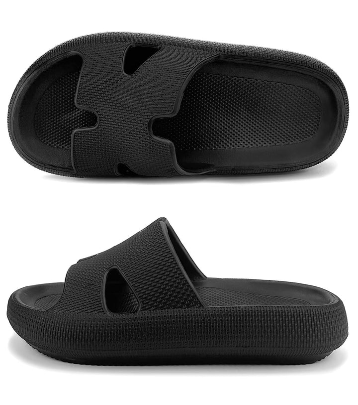 Haifago front view of slides showcasing clean design and immediate comfort