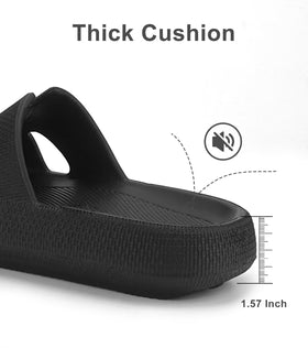 Haifago side view illustrating 1.57-inch platform for improved shock absorption