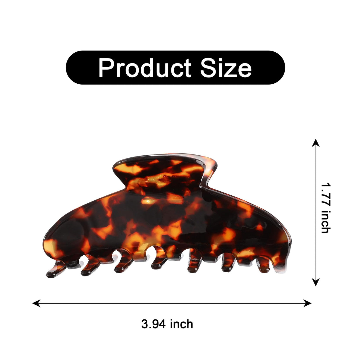 HAIMEIKANG close-up of acetate texture displaying smooth surface for snag-free styling
