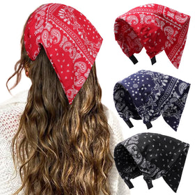 HAIMEIKANG front view of three-color bandana set shows triple color benefit