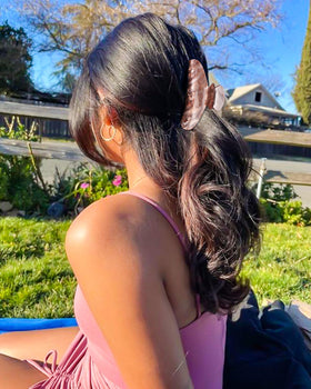 HAIMEIKANG half-up hairstyle demo offering a quick stylish solution