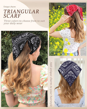 HAIMEIKANG boho knot style worn showing secure hold and fashionable look