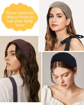 HAIMEIKANG headband worn with loose waves demonstrating style and hair control