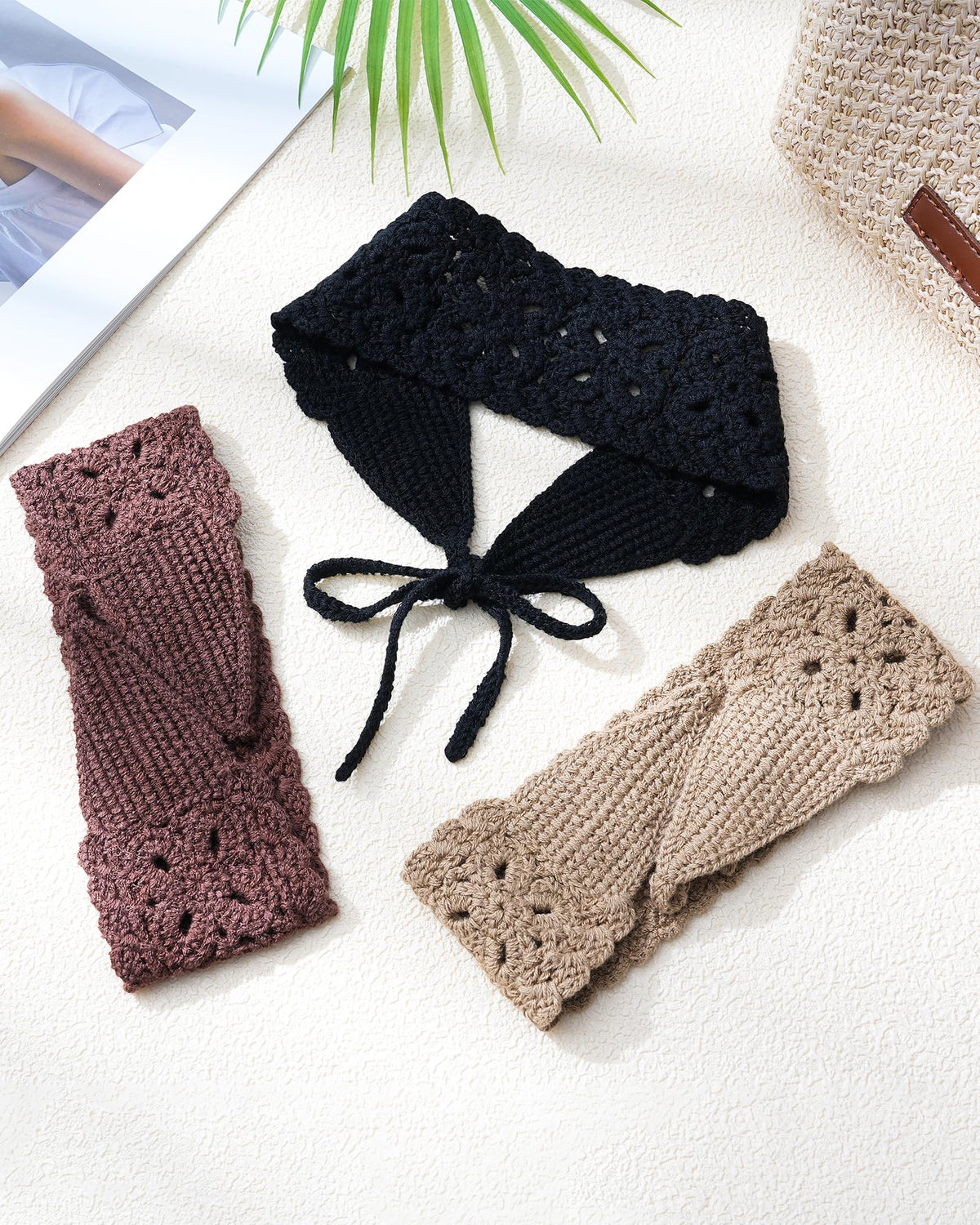 HAIMEIKANG headband styled outdoors in boho outfit showing versatile everyday flair