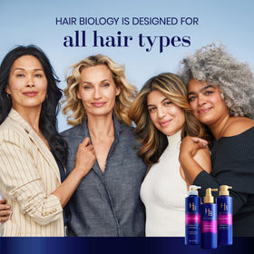 Hair Biology application steps visual guiding correct root spray technique