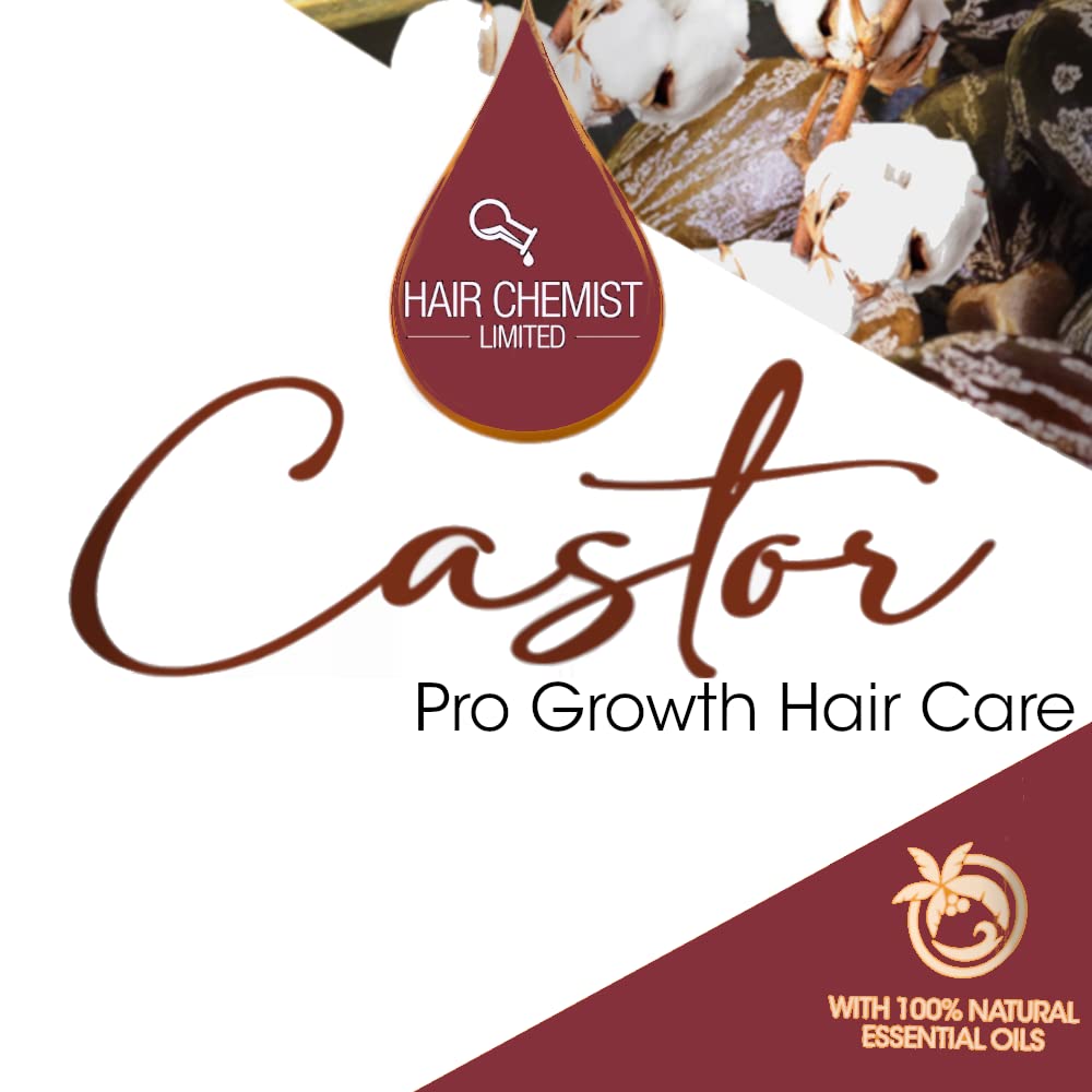 Hair Chemist label and cap detail highlighting product information and easy dispensing
