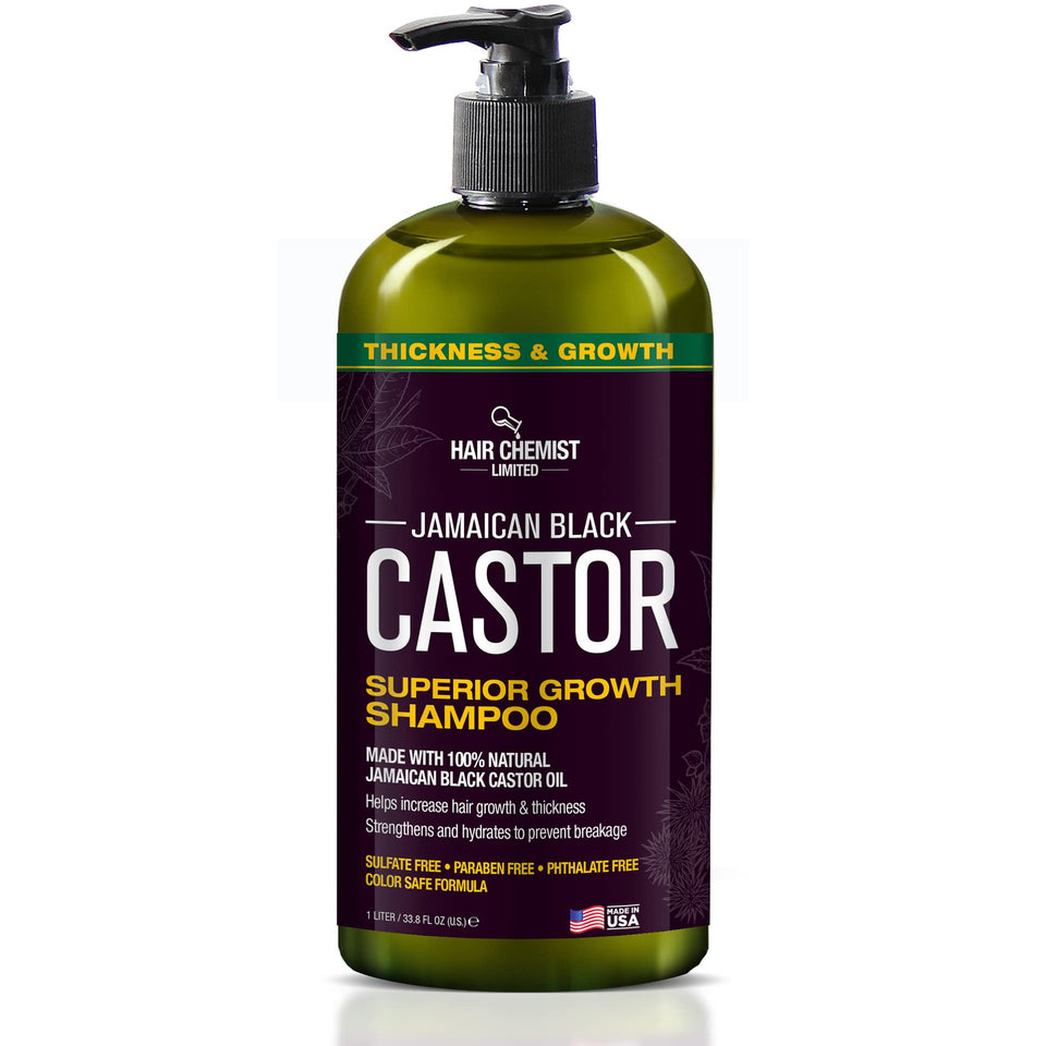 Hair Chemist front packaging 33.8 oz showing bottle and label benefits