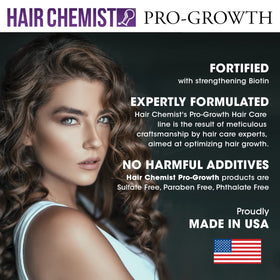 Hair Chemist in-shower use showing application and manageable styling benefit