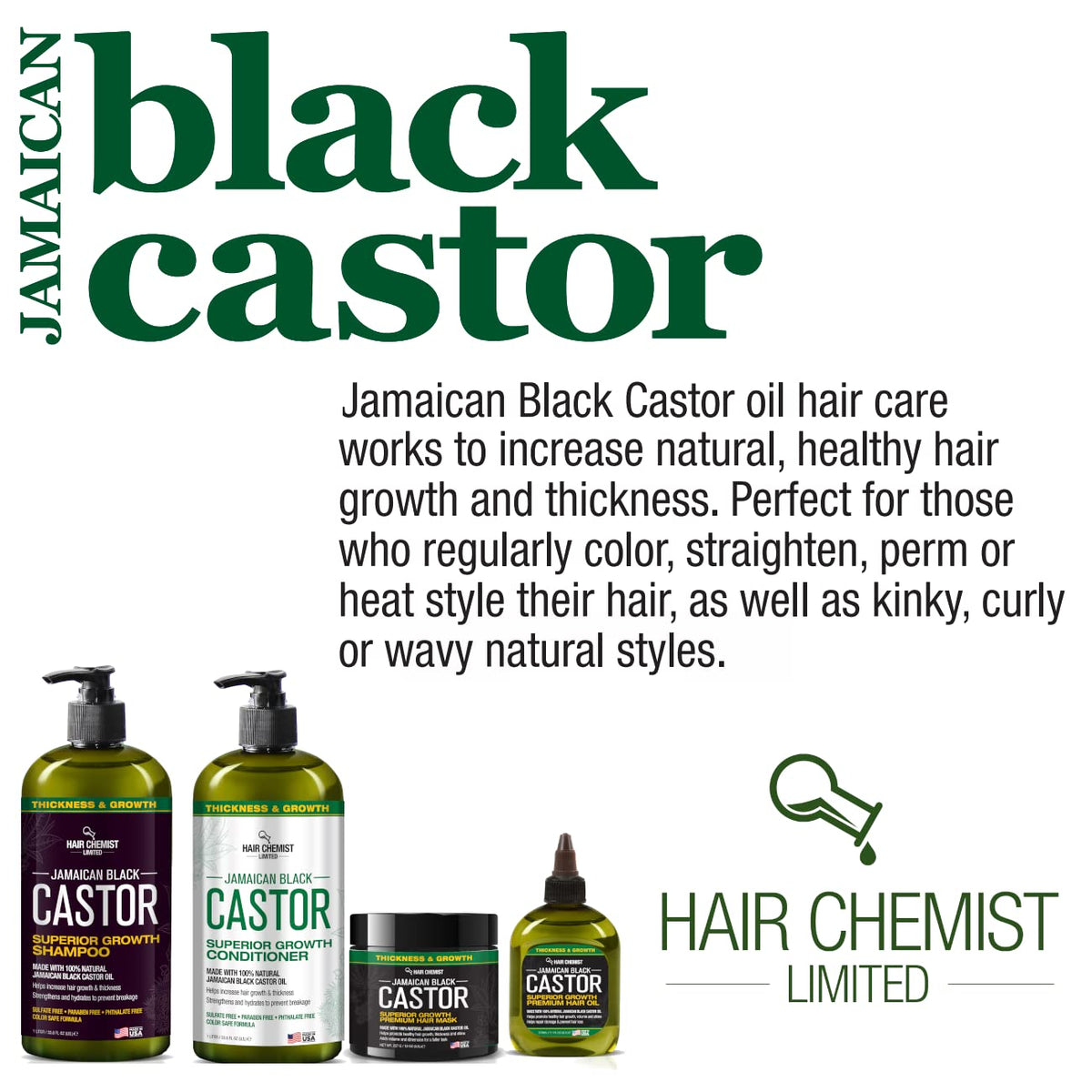 Hair Chemist label closeup displaying ingredients and color-safe claim
