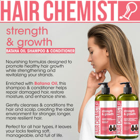 Hair Chemist shampoo foam in hand demonstrating gentle cleansing and lather