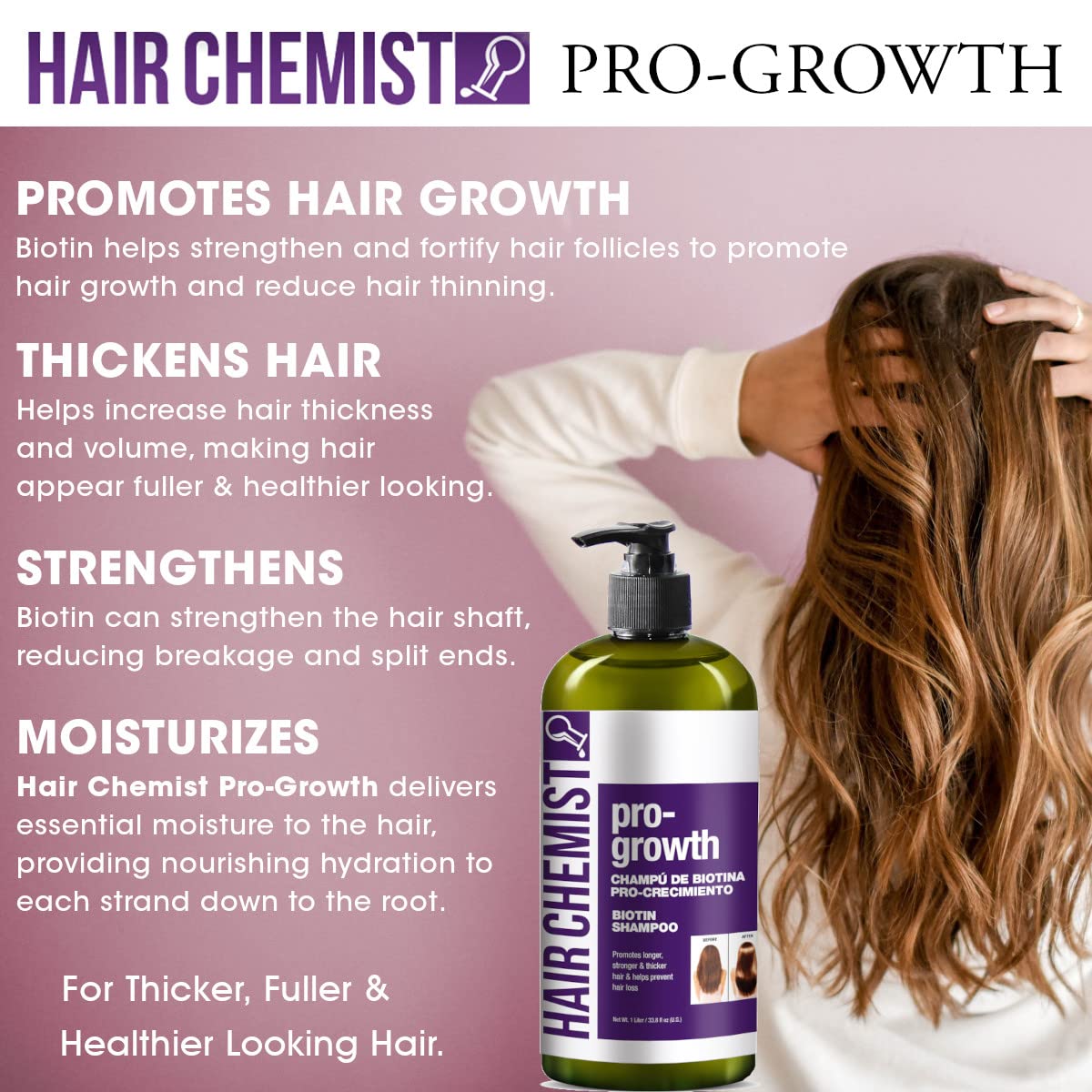 Hair Chemist shampoo lather texture demonstrating gentle cleansing benefit