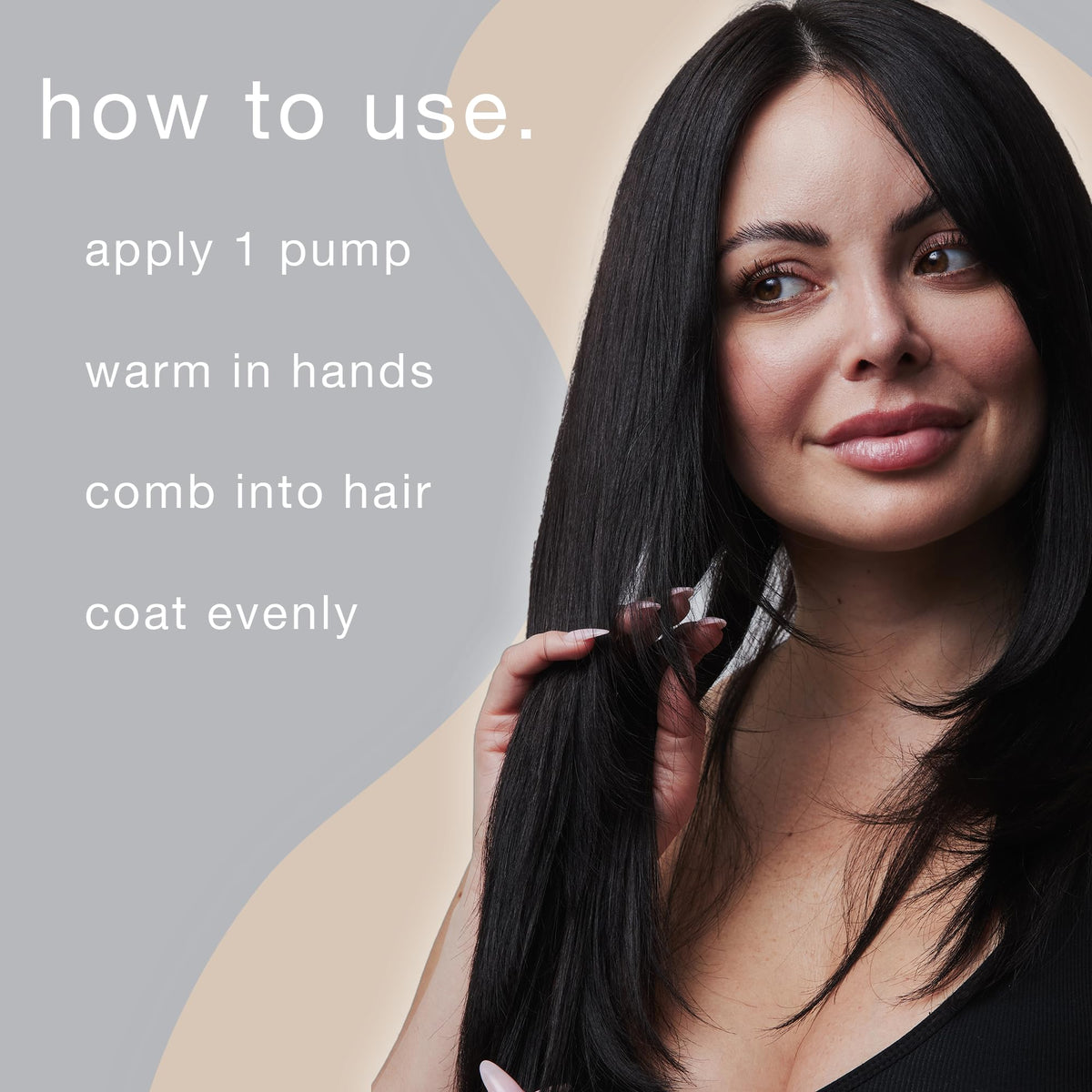 Hair Craft Co. before and after of ends showing reduced split-end appearance