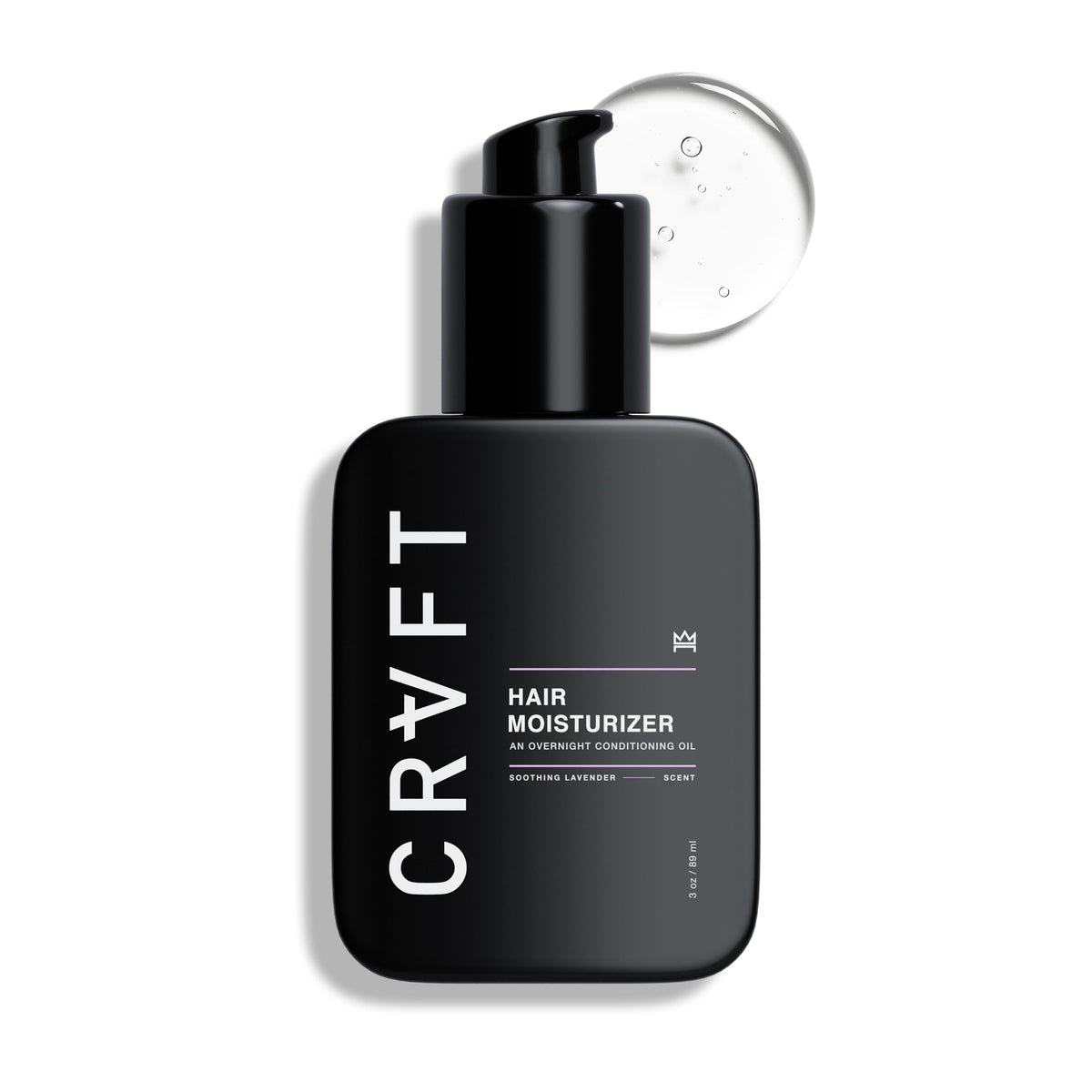Hair Craft Co. CRVFT front packaging showing label and bottle benefits
