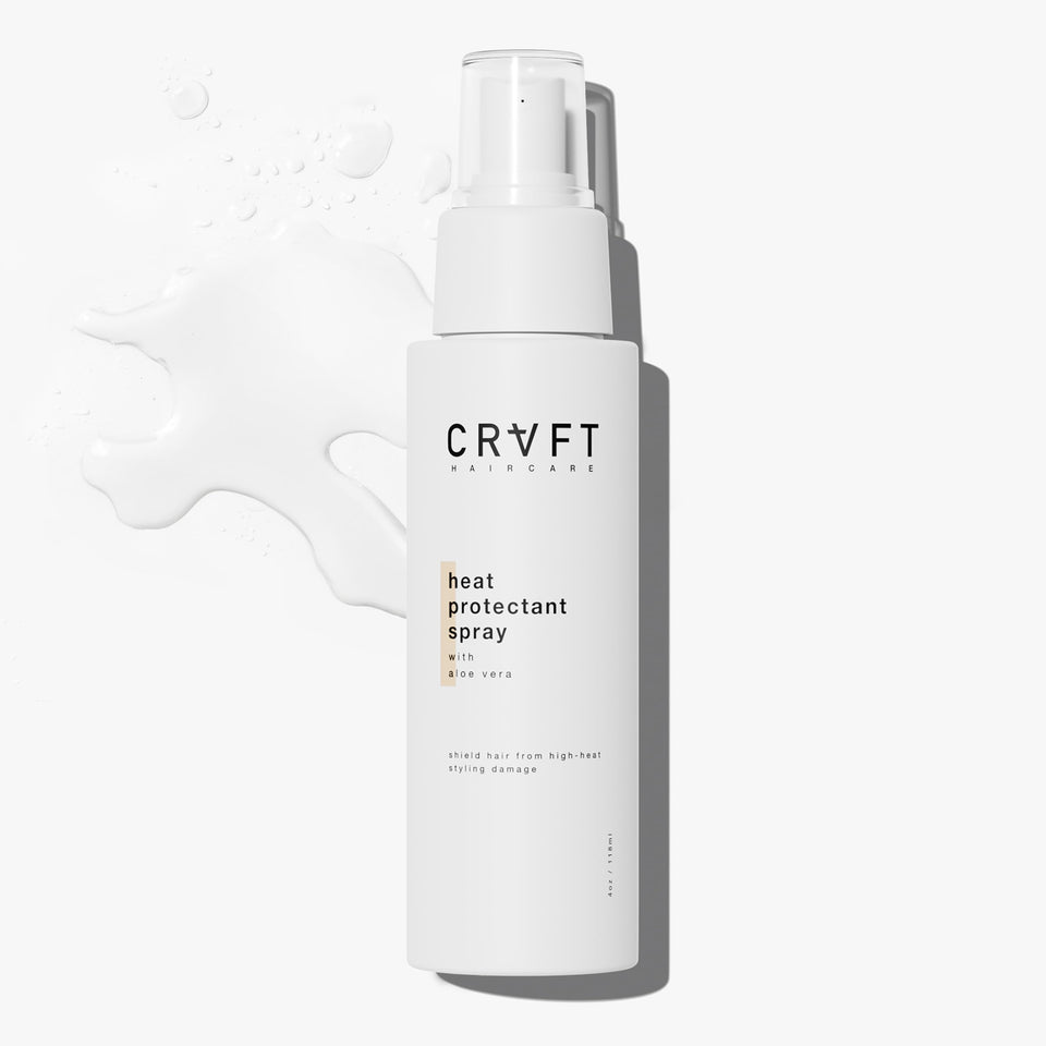 Hair Craft Co. CRVFT front packaging showing 4oz bottle and clear label benefit