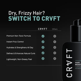 Hair Craft Co. oil dispensed in hand demonstrating easy, measured application