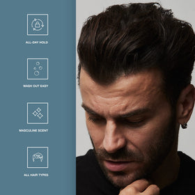 Hair Craft Co. CRVFT Pomade rinsing under water proving quick washout and low residue
