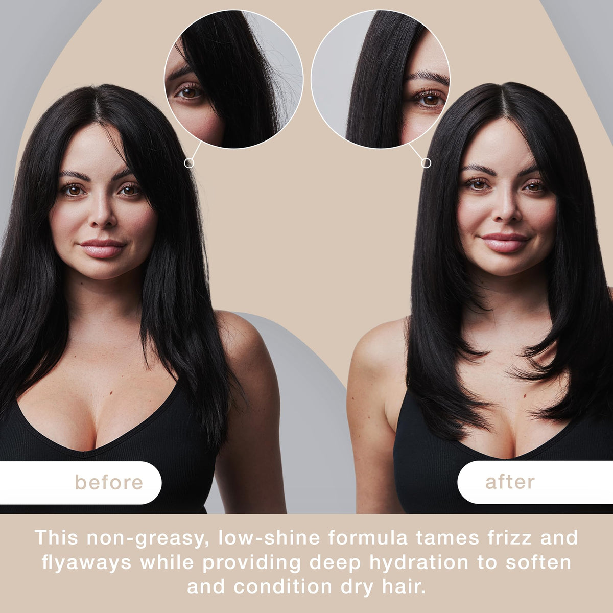 Hair Craft Co. serum texture on hand showing lightweight absorption benefit