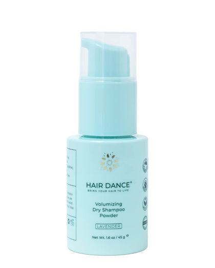 Hair Dance front jar showing lavender scent and eco label benefits